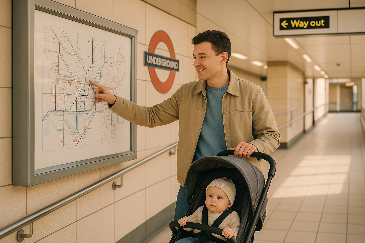How to Navigate the Tube with a Baby Safely